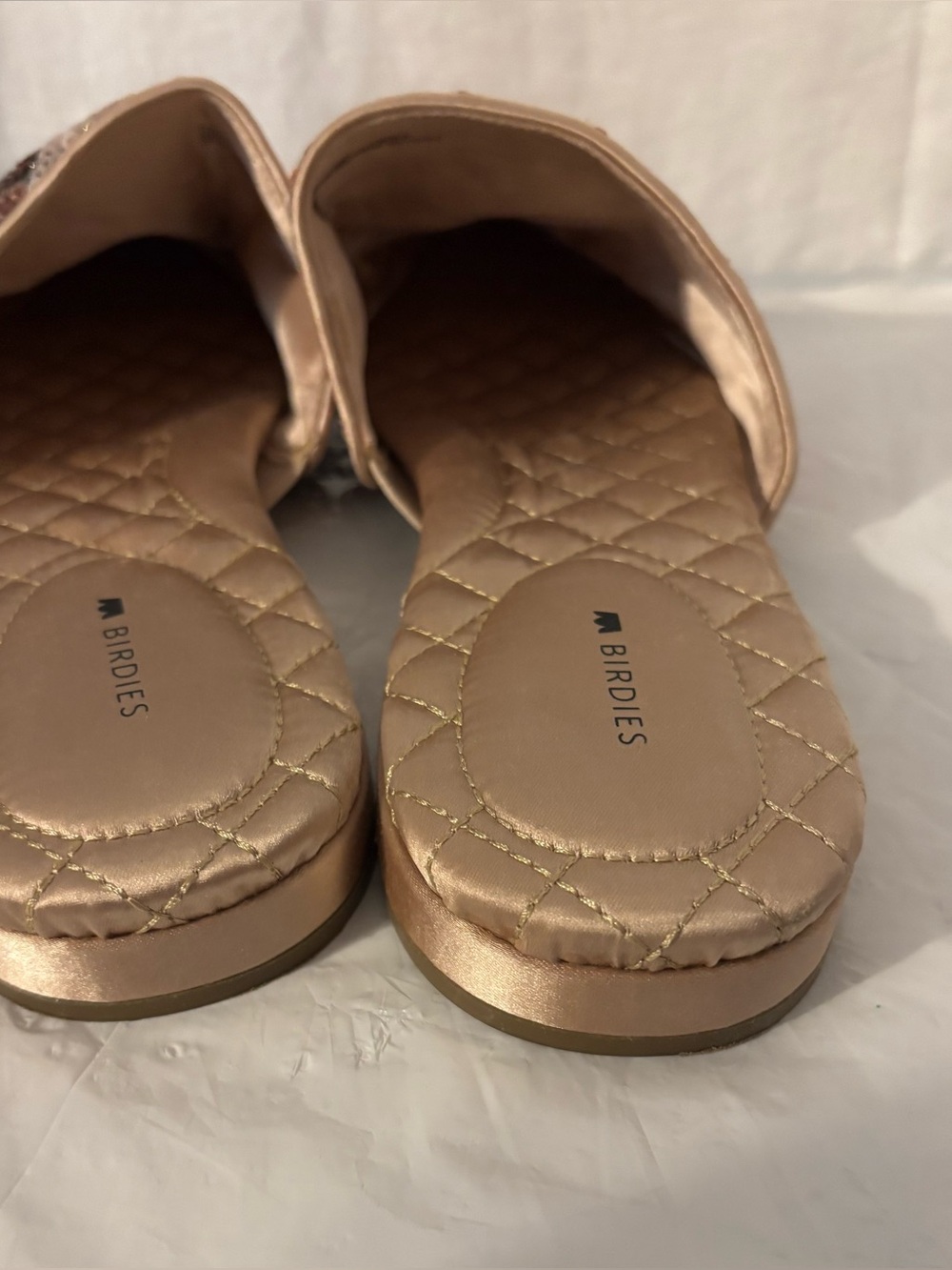 Birdies the Dove pink gold petal Women’s shoes slide size 11 - Picture 3 of 10